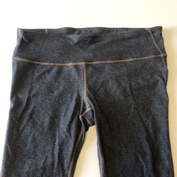 Gap Fit Women’s Capri Leggings Charcoal Gray Stretch Pull On Pocket Size Large - Picture 9 of 13